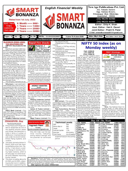 Cover image for Smart Bonanza Financial Weekly English